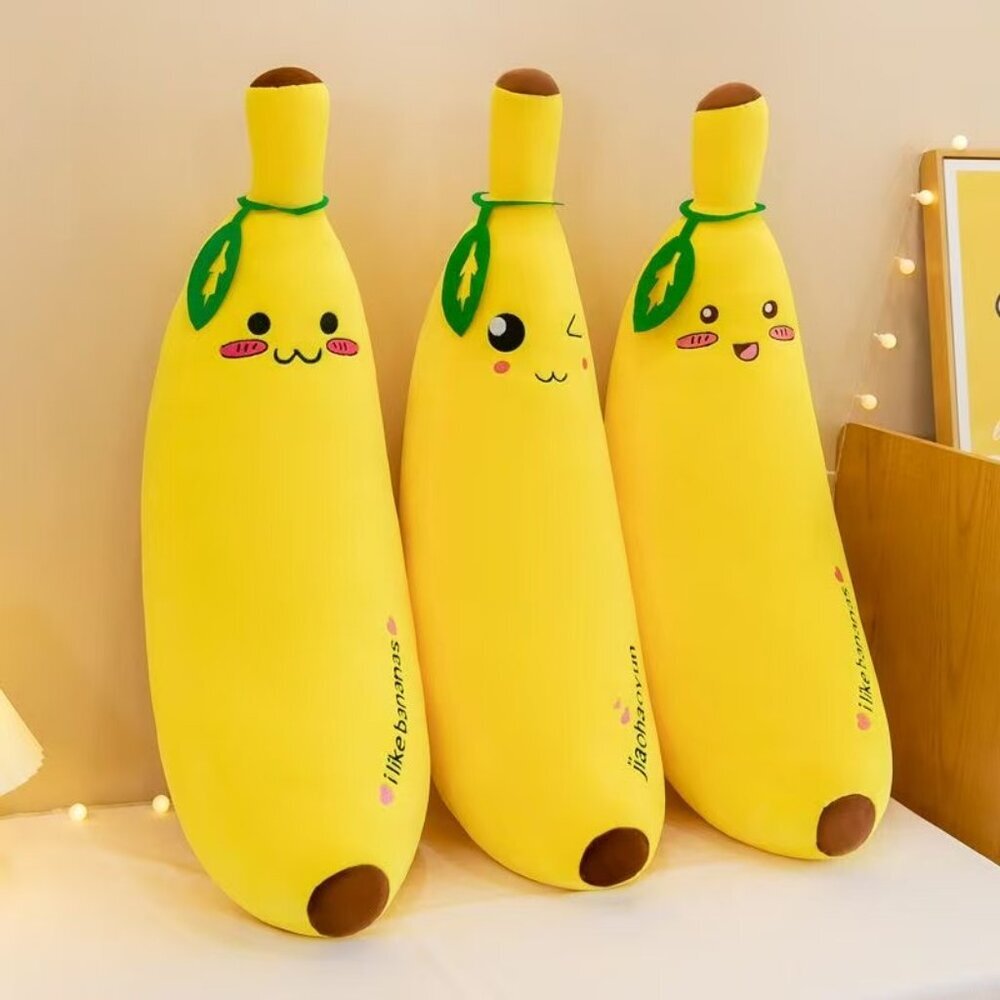 Cute Banana Throw Pillow Plush Pillow for Couch Bed Living Room Decorative - Picture 3 of 8